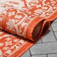 thumbnail image 2 of Well Woven Indoor/Outdoor Runner Rug 2'3" x 7'3" Celesine Orange Persian Medallion, 2 of 7