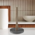 thumbnail image 3 of nu steel Wooden Kitchen Paper Towel Holder Grey Base, 3 of 4
