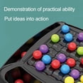thumbnail image 3 of Rainbow Ball Elimination Game, Rainbow Ball Puzzle Magic Chess Game, Rainbow Puzzle Board Game Kids Parent Friends Interaction Matching Family Game Toy Set Play Together, 3 of 7