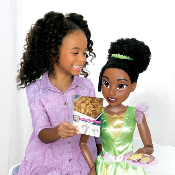 Disney Princess Playdate Tiana 32 inch Tall Fashion Doll with Sharable Accessories
