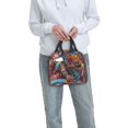 thumbnail image 5 of Naloa Fantasy Colorful Beast Print Lunch Box for Women Men,Insulated Lunch Bag,Lunchbox,Thermal Leakproof Cooler,Reusable Lunch Tote Bag for Work School Travel Picnic, 5 of 7