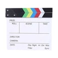 thumbnail image 1 of Sidaley Clapperboard de película, accesorio, placa de aviso, patrón impreso, resistente, grabación de vídeo, Director, claquetas, tableros de Electrónica  Color grande 30*27 CM, 1 of 6
