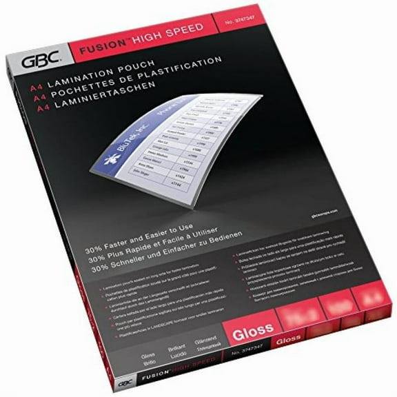 GBC POUCH 75MIC HIGH SPEED A4 PK100