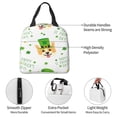 thumbnail image 4 of Gaeub happy dog. St. Patricks Day Print Lunch Bag Lunch Box for Women Men,Reusable Insulated Lunch Bags for Adults,Leakproof Cooler Lunch Tote Bag, Large Capacity for Work Travel Picnic, 4 of 8