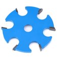 thumbnail image 3 of Accesorios para amoladora angular, disco para tallar madera, hoja azul de seis dientes, amoladora angular, muela abrasiva, resultados impresionantes, 3 of 9