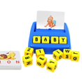 thumbnail image 1 of Read Card Learning Letters Game Word Spelling Board Game Educational Toy for Children, 1 of 5