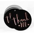 thumbnail image 2 of Inkdotpot Pack Of 100 Thank You Bridal Shower-Baby Shower-Retirement-Wedding-Birthday Favor Paper Tags Craft Real Rose Gold Foil Hang Tags, 2 of 7