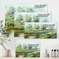 thumbnail image 4 of Designart Bridge On The River In Rustic Landscape Canvas Wall Art, 4 of 4