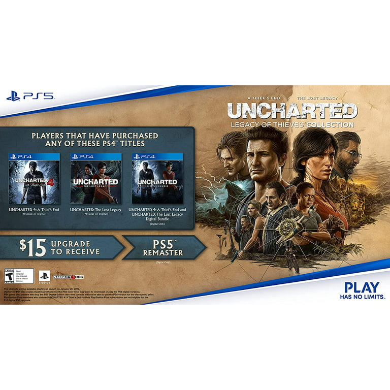 Uncharted 4, Lost Legacy Being Remastered For PS5 And PC