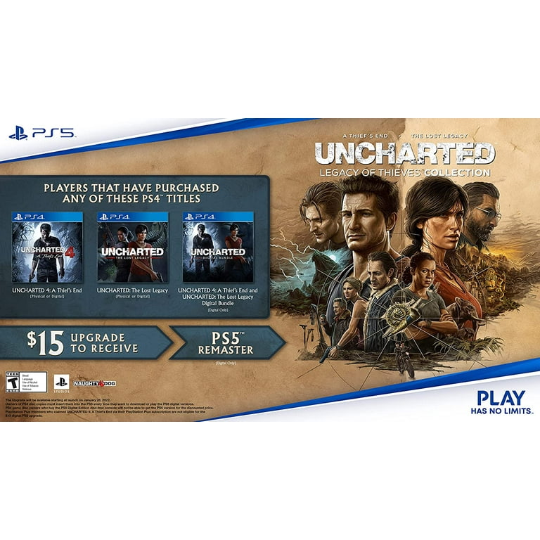  UNCHARTED: Legacy of Thieves Collection - PlayStation