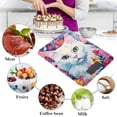 thumbnail image 4 of White Cat Flowers Floral Food Scale Digital Kitchen Scale Waterproof Tempered Glass Tare Function 11 lb for Baking Cooking Meal Prep, 4 of 7