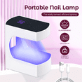 thumbnail image 3 of Mini Lampe à Ongles UV LED USB Portable Lampe à Ongles Mini Lampe à Ongles Portable Mini Lampe à Ongles Adaptée pour Art des Ongles DIY,1 * Lampe à Ongles LED, 3 of 7