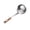 16 inches, variant on Heavy Stainless Steel Strainer Ladle with Long Handle for Safe Cooking and Baking Tasks In Kitchen