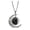C1, variant on Moonstones Necklace Wire Cutout Moon Pendant Necklace Personalized Necklace Jewelry