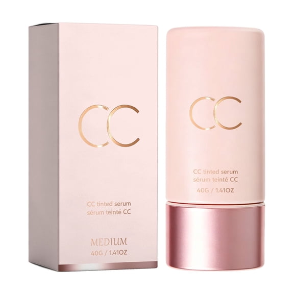 Hydrating CC Skin Tint Natural Shade, Lightweight Face Corrector & Concealer, Glowy BB Cream Alternative for All Skin Types