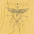 thumbnail image 2 of Bon Jovi Greatest Hits Women's T Shirt, Banana, 2X-Large, 2 of 6