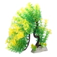 thumbnail image 2 of YIXIGGC Aquarium Artificiel Haute Simulation Arbre Courbé Plante Aquarium Décoration (Jaune Vert) XC921-19932, 2 of 9