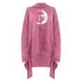 thumbnail image 4 of Mujeres Tallas grandes Casual Manga larga Suelta Impreso Medio y largo Tops Sudaderas con capucha Blusa de mujer Fridja fjkfkj5888, 4 of 5