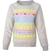 Girls' Graphic Crewneck Sweatshirt