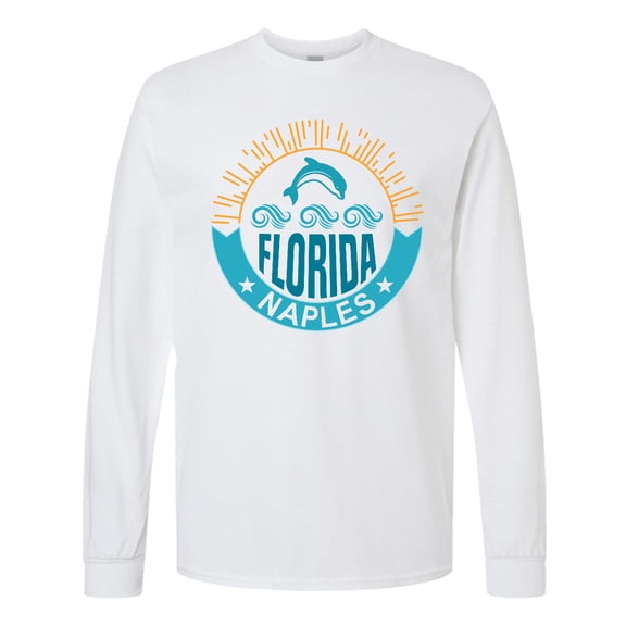 Inktastic Naples Florida Beach Vacation Long Sleeve T-Shirt