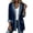 Navy03, variant on Hsovts Denim Patchwork Jackets for Women Denim Cuffs Knit Collared Jacket Winter Fall Long Sleeve Patchwork Button Down Casual Stylish Cardigan Khaki M