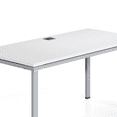 thumbnail image 3 of Boss Office Products Simple System Single Desk 60" x 24" Desk Top, White, 3 of 6