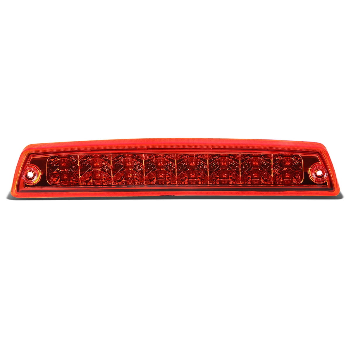Dual Row LED Chrome Housing 3rd Third Tail Rear Brake Light Cargo Reverse Lamp Replacement for Dodge Ram BR/BE 94-02 