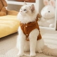 thumbnail image 6 of Puppy cat clothes Four seasons cute animal sleeveless traction sweater Teddy pet cat clothes dog clothes（Small）, 6 of 7