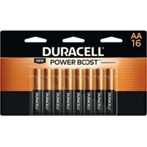Duracell Coppertop AA Batteries with Power Boost Ingredients, 16 Count Pack Double A Battery with Long-lasting Power, Alkaline AA Battery for Household and Office Devices