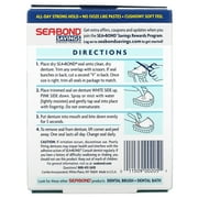 Sea Bond Secure Denture Adhesive Seals, Original Uppers, Zinc-Free, All-Day-Hold, Mess-Free, 30 Count