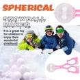 thumbnail image 3 of XWSHYW Juguetes para Niños Pequeños 2 Uds Fabricante de Bolas de Nieve Práctico Recogedor de Nieve Juguetes para Arena Niños Juguetes de Invierno Al Aire Libre Clip de Nieve Juegos de Nieve para Niño, 3 of 6