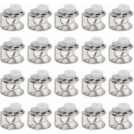 20 Pieces of Glass Clamps Glass Shelf Holder Adjustable Clamps Bracket can install 5-9mm thick glass