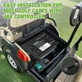 thumbnail image 2 of 48V 105AH Golf Carts Battery Bluetooth,TCBWORTH Lithium LiFePO4 Batteries with Smart Monitor APP,58.4V 20A Charger,for RV Solar Marine,Built in 200A BMS, 2 of 17
