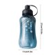 thumbnail image 3 of Botella de agua deportiva resistente al calor, de gran capacidad, resistente a caídas, portátil, dinámica, concisa, de plástico, para hombre., 3 of 6