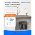 thumbnail image 2 of Restored Waterdrop TSB-UF Ultra Filtration Under Sink Water Filter System, 9 Layer (Refurbished), 2 of 9