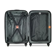 Securitech by Delsey, Asphalt 4 PC Spinner Luggage Set, with Carry-on, Trunk, Duffel Bag, and Toiletry Organizer