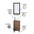 thumbnail image 4 of Gabinete De Baño Para Lavabo Con Espejo Decorativo GISLA, 4 of 6