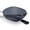 Silver - Black, variant on Diamond Shape Hustler Fashion Trendy Small Lens Metal Rim Sunglasses Black - Brown