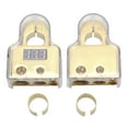 thumbnail image 3 of Battery Terminal Connector, Aluminum Alloy Better Conductivity Digital Battery Terminal Realtime Monitoring  For Truck RV For Yacht Gold,Silver, 3 of 8