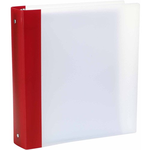 Storex Thicker Poly Clear Binder