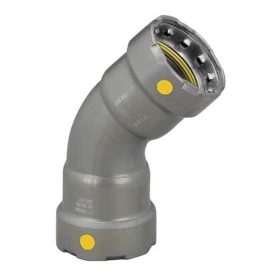 Viega Viega MegaPressG 45 elbow, 3/4" x 3/4" 25236