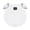 White, variant on Black 3 In 1 Robot Vacuum And Mop Combo For Hard Floor Pet Hair Automatic Robotic Cleaner
