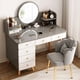 thumbnail image 3 of Storage Chair Dressing Table Lacquer Organizer Toilet Dressing Table Vanity Sofas Living Room Meuble De Chambre Home Furniture My Lux Decor Round, 3 of 28