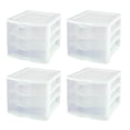 thumbnail image 2 of Sterilite Bacs de Rangement 5 Tiroirs, Lot de 4 & 3 Tiroirs, Lot de 4, 2 of 10