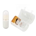 thumbnail image 2 of 2pcs Liquid Foundation Brush Clear Base Soft Dense Hair Loose Powder Makeup Brush White, 2 of 5