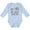 AE-Light Blue, variant on My Aunt Loves Me Boys or Girls Long Sleeve Baby Bodysuit