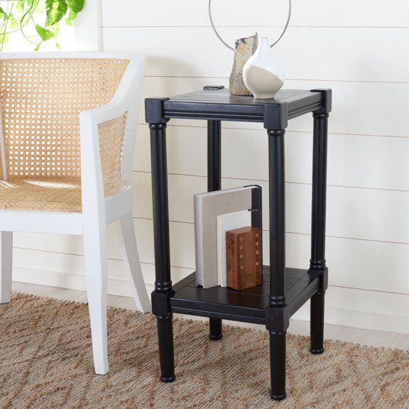 SAFAVIEH Rafiki Solid Rustic Square Accent Table, Square
