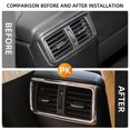 thumbnail image 2 of Pegatina para salida de aire acondicionado trasero de coche ABS para Nissan X-Trail Xtrail T32 2014-2021, accesorios de decoración, 2 of 5