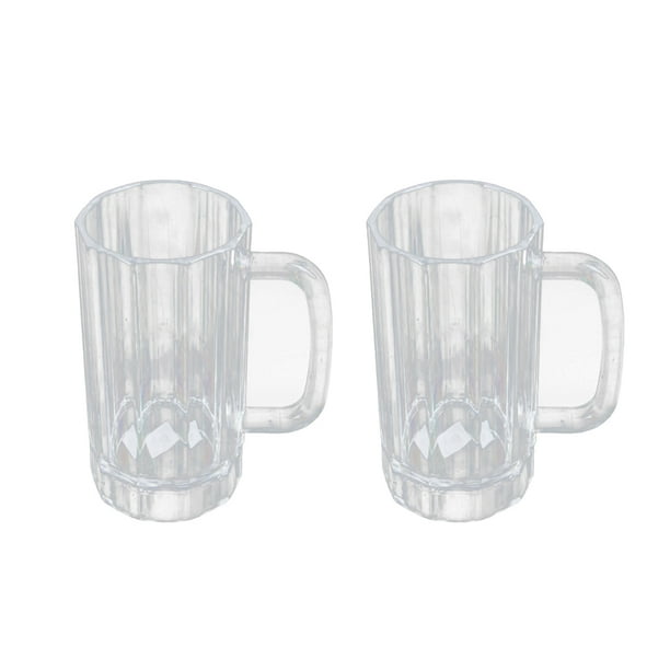 Paquete De 2 Vasos De Cerveza De Acrílico, Taza De Doble Pared, Taza Portátil Taza Libre Taza De Taza De Taza De Senderism
