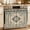 Green beige, variant on Boho Green Beige Oven Skirt Curtain 27"Wx20"L, Waterproof Ruffled Stove Cover Skirt with 8 Ribbon Ties, Ethnic Southwestern Retro Geometric Decorative Oven Door Curtain for Kitchen Dishwasher Cabinet
